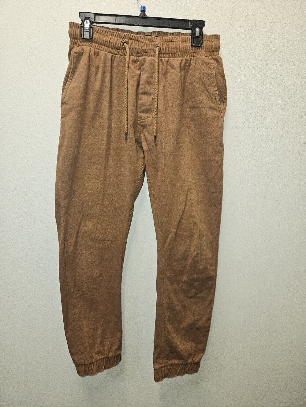 Dikotomy-Co. Mens Brown Elastic Waist Pants Size S